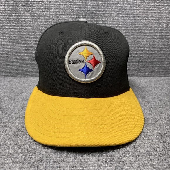 New Era Other - Pittsburgh Steelers Hat Cap Fitted Mens 7 1/8 Black Yellow NFL Football New Era